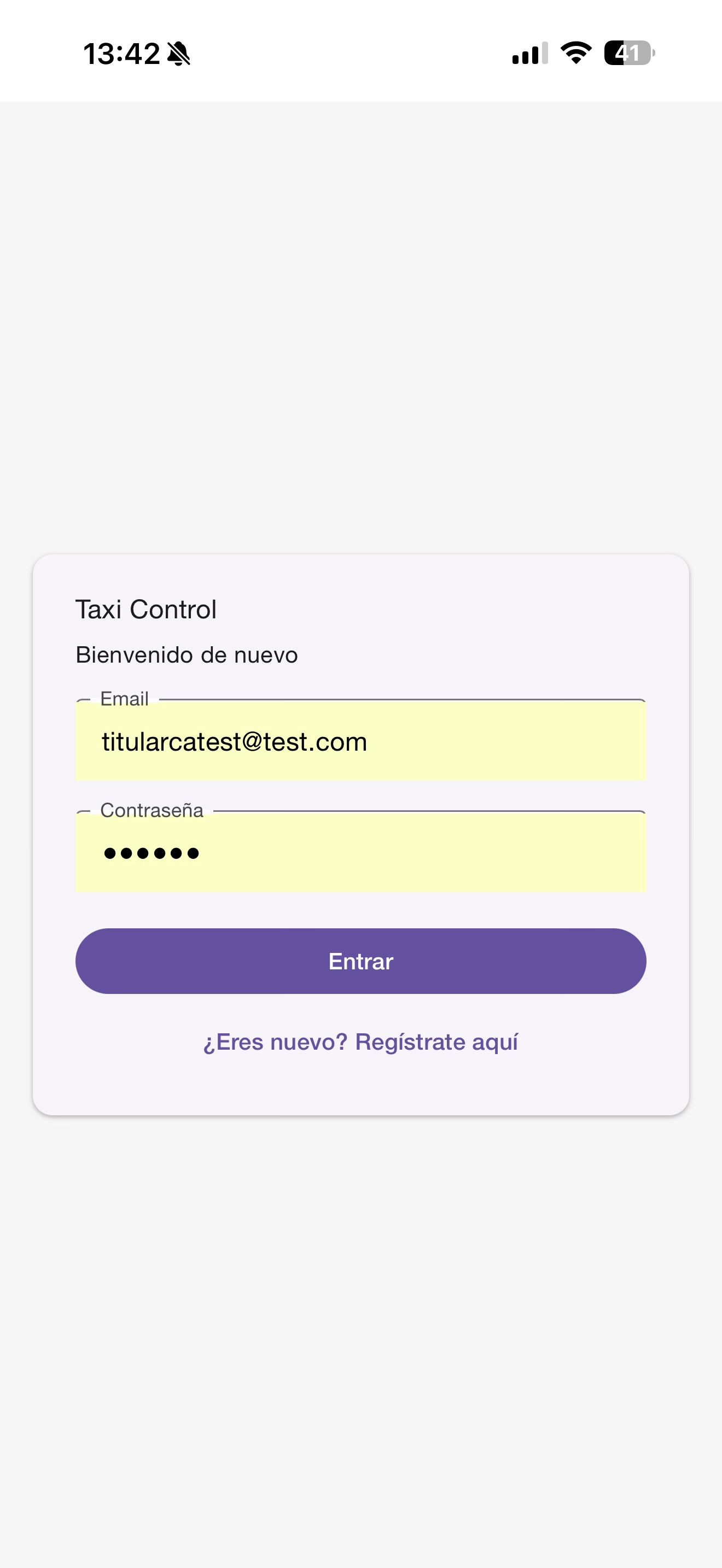 Login con cuenta